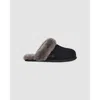 Ugg Scuffette Ii Black Suede Slippers In Black