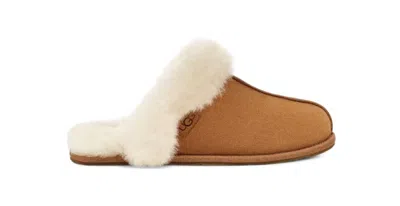 Pre-owned Ugg Scuffette Ii Regenerate Slipper (women's) Sneakers In Chestnut