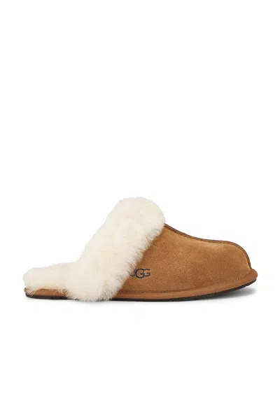 Ugg Scuffette Ii Slippers With Wool Lining Shoes In Brown