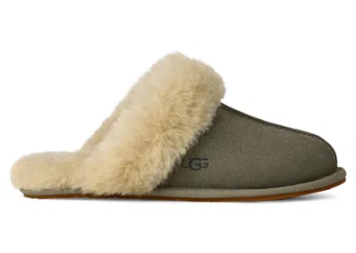 Pre-owned Ugg Scuffette Ii Slipper (women's) Sneakers In Moss Green/muted Brass