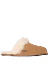 Ugg Scuff Sis Sheepskin-trim Slippers In Sand