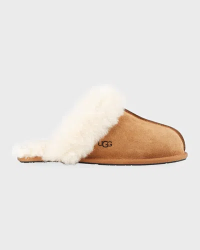Ugg Scuffette Ii Suede Slippers In Brown