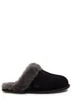 Ugg Scuffette Ii Suede Slippers In Black