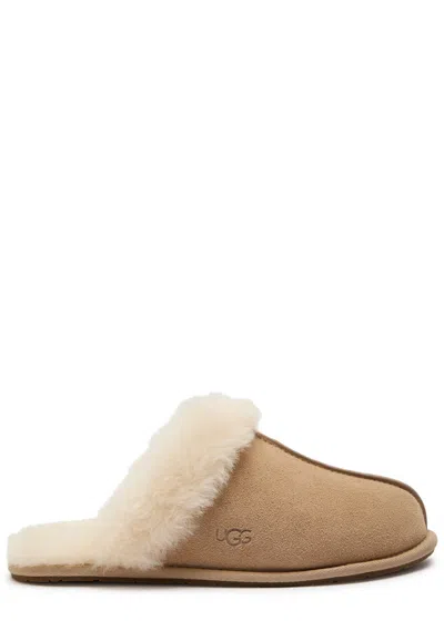 Ugg Scuffette Ii Suede Slippers In Sand