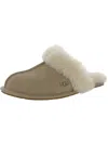 Ugg Scuffette Ii Womens Suede Comfort Slip-on Slippers In Beige