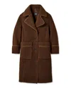 Ugg Sema Fluff Coat In Brown