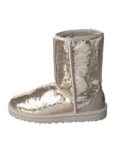 Pre-owned Ugg Sequins Boots In Neutral