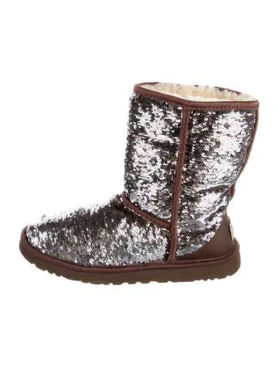 Pre-owned Ugg Sequins Patterned Boots