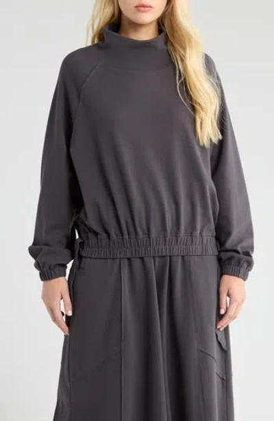 Ugg ® Seren Side Tie Funnel Neck Top In Ink