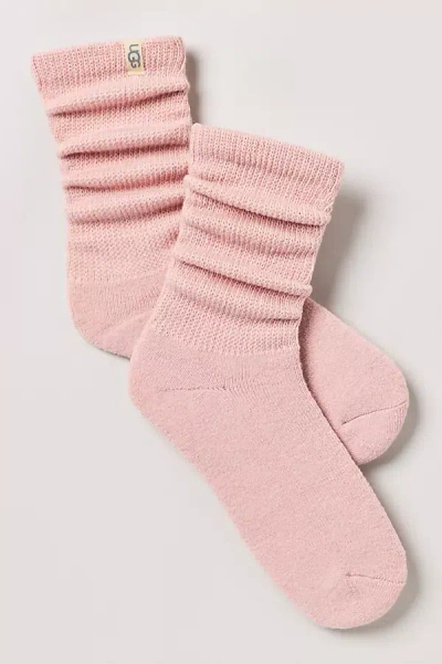 Ugg Shealy Cozy Crew Socks In Pink