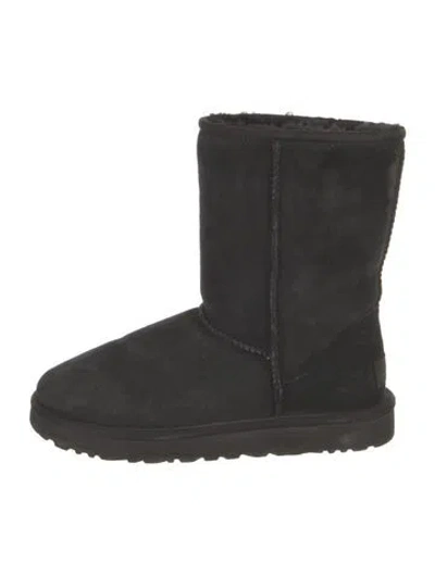 Pre-owned Ugg Shearling Boots In Black