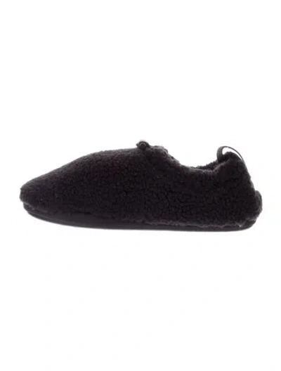 Pre-owned Ugg Shearling Flats In Blue
