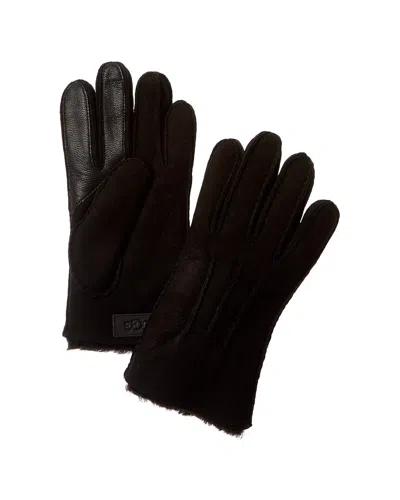 Ugg Shearling Gloves In Black
