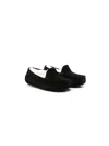 Ugg Shearling-lined Suede Loafers In Black