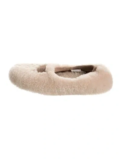 Pre-owned Ugg Shearling In Neutrals
