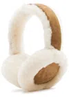 Ugg Genuine Shearling Bluetooth Earmuffs In Beige