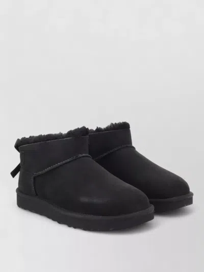 Ugg Shearling Ultra Mini Bailey Bow Slippers