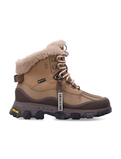 Ugg Shearling-lined Lace-up Hiking Boot In Multi