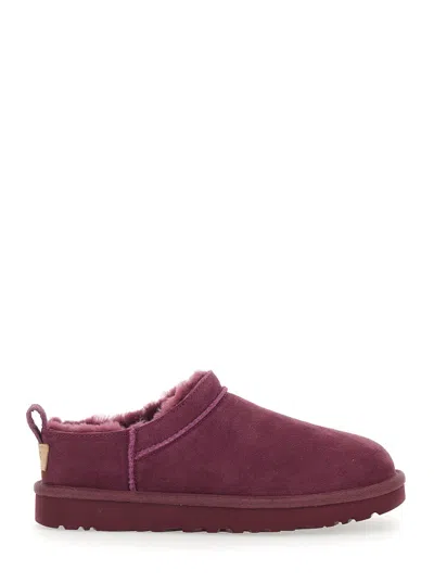 Ugg Shearling-lined Leather Boot In Bordeaux