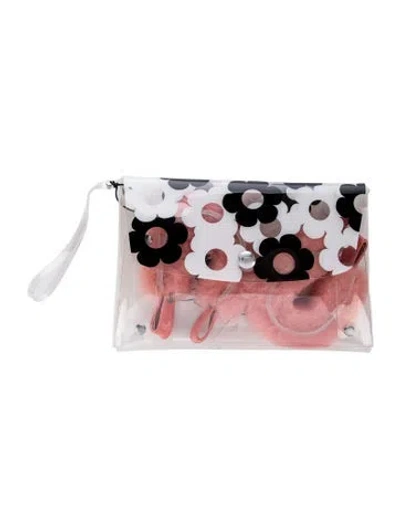 Pre-owned Ugg Sheep Fur Sandal Straps W/tags In Pink