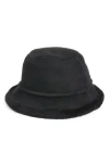 Ugg Sheepskin Bucket Hat In Black