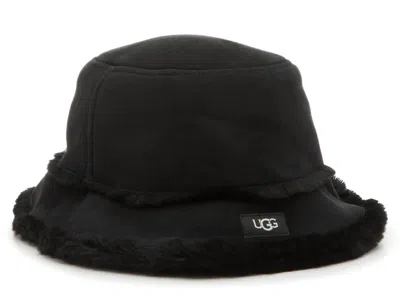 Ugg Sheepskin Bucket Hat In Black