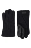 Ugg ® Sheepskin Genuine Shearling Lined Gloves In Black