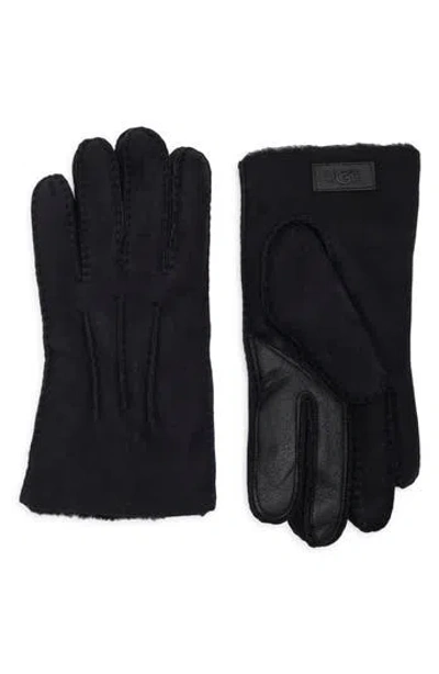 Ugg ® Sheepskin Genuine Shearling Lined Gloves In Black