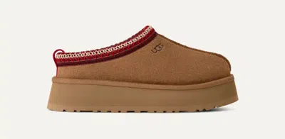 Ugg Sheepskin Lined Slipper In Chestnut