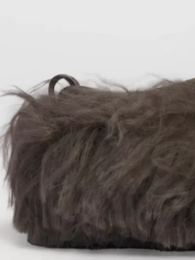 Ugg Sheepskin Slides In Brown