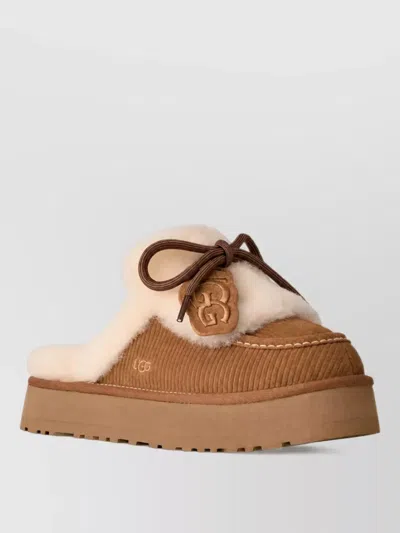 Ugg Sheepskin Slippers In Brown
