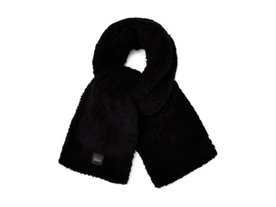 Ugg Sherpa Oversized Scarf Scarves Black: One Size