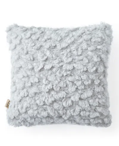 Ugg Shira Textured Pillow, 20" X 20" In Gray
