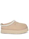 Ugg Sand Slipper With Logo Embroidery