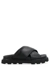 Ugg Capitelle Crossband Slide Sandal In Black
