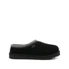 Ugg Tasman Suede Slip-on Mules In Black