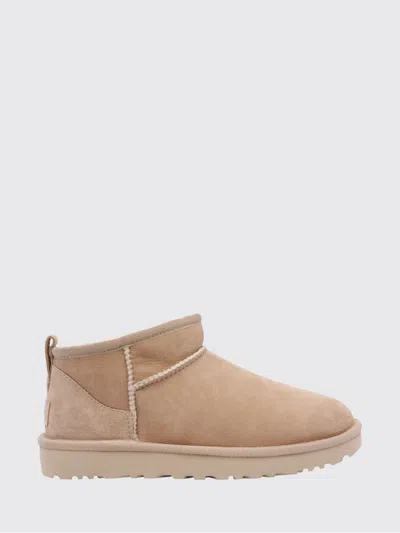 Ugg Kids'  Classic Ultra Mini Suede Ankle Boots In Brown