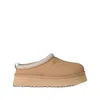 Ugg Tazz Round Toe Flat Sole Slippers In Animal Print