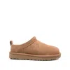 Ugg Soft Suede Mule With Lambskin Lining In Multi