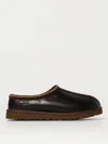 Ugg Ironwood Tasman Leather Regenerate Mules In Black