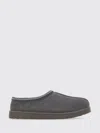 Ugg Mens Grey/dark Tasman Ii Suede Slippers Eur 42 / 8 Uk In Gray