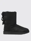 Ugg Mini Boots With Fixed Bow Detail In Black