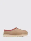 Ugg Tasman Suede Slippers With Shearling Lining In Multi