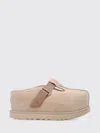 Ugg Smooth Beige Flats With Rounded Toe Design In Nude