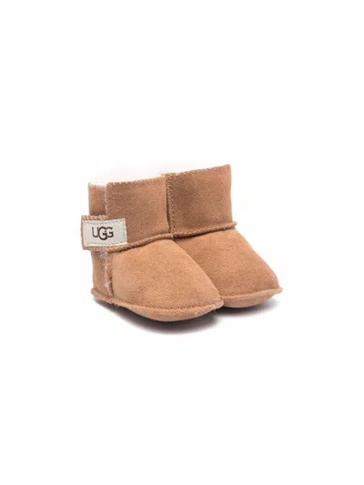 Ugg Babies' Erin Shearling Boots In Beige