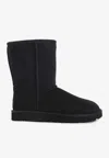 Ugg Short Classic Ii Suede Boots In Black