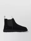 Ugg Short Elastic Panel Boots In Black