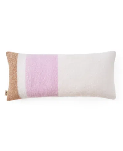 Ugg Simona Faux Mohair Bolster Pillow, 14" X 36" In Multi