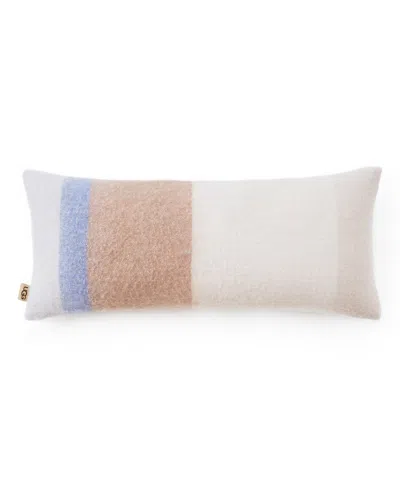 Ugg Simona Faux Mohair Bolster Pillow, 14" X 36" In Multi