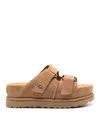 Ugg Goldenstar Hi Slide Sandals In Brown